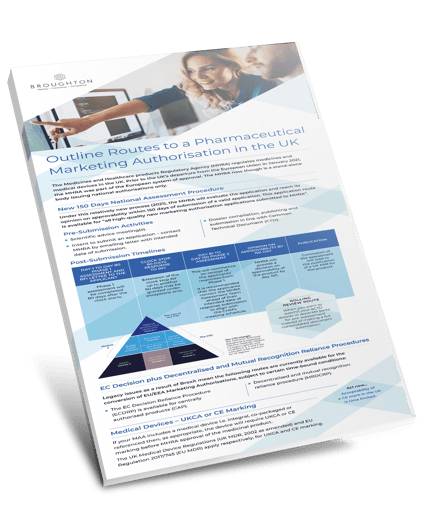 Outline Routes to a Pharmaceutical Marketing Authorisation in the UK